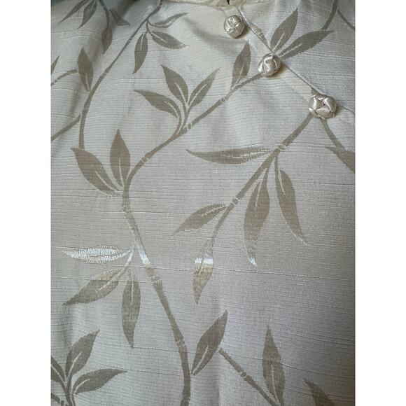 NWT Vintage ivory Brocade Cheongsam Dress from J.R. Nites by Caliente Size 10 P - Picture 12 of 17